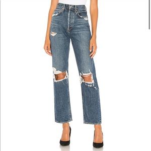 AGOLDE 90s High Rise Loose Fit in Psyche - Size 26